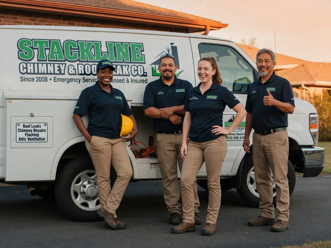 Chimney flashing repair company in Conway, MI